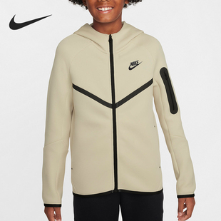 大童拼接运动针织连帽外套HV5867 秋冬新款 234 耐克正品 Nike