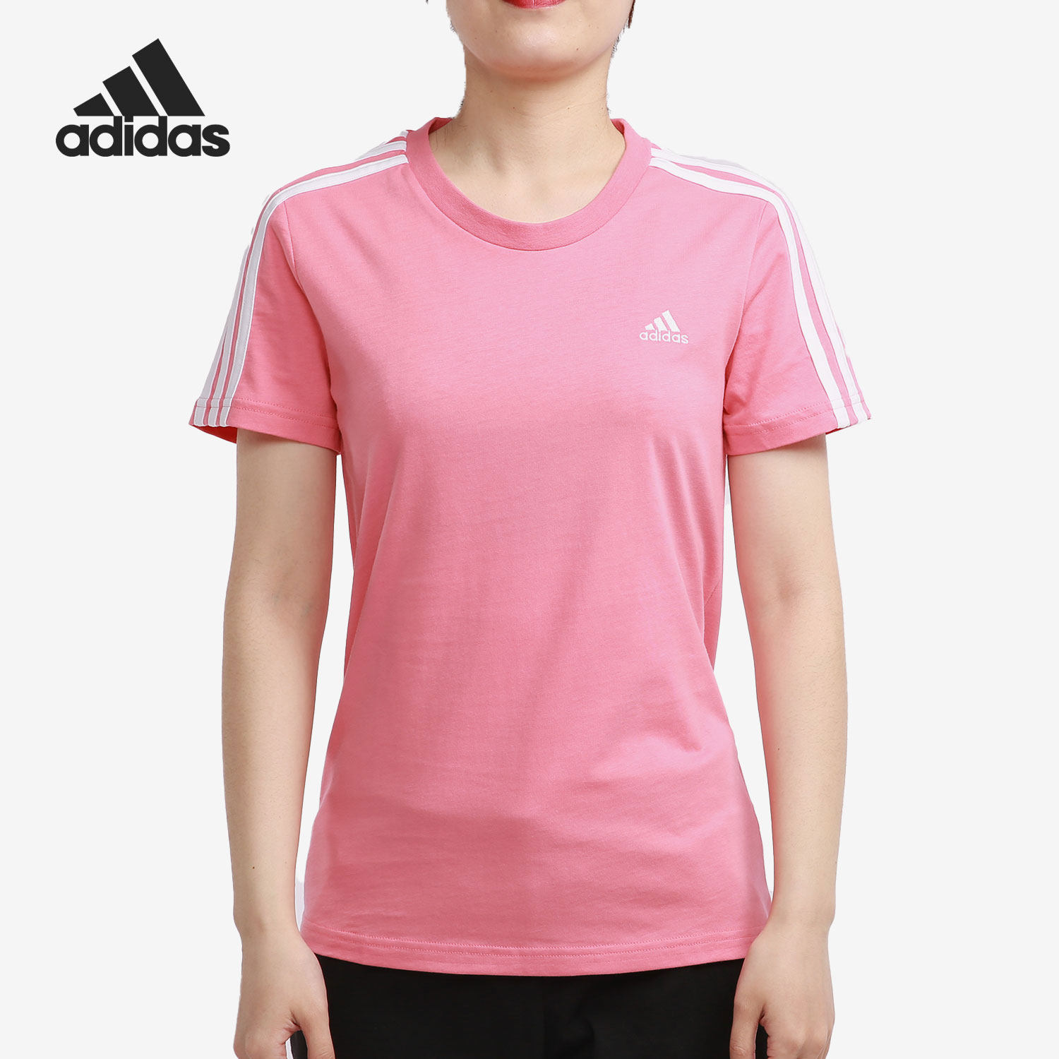 Adidas/阿迪达斯正品当季新款女子圆领短袖休闲运动T恤 GL0787,运动服/休闲服装,运动T恤,淘宝优惠券,粉丝福利购,淘宝优惠卷