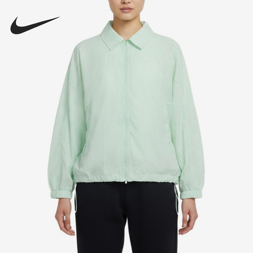 Nike/耐克正品女士翻领拉链休闲运动长袖夹克外套IO1521-391