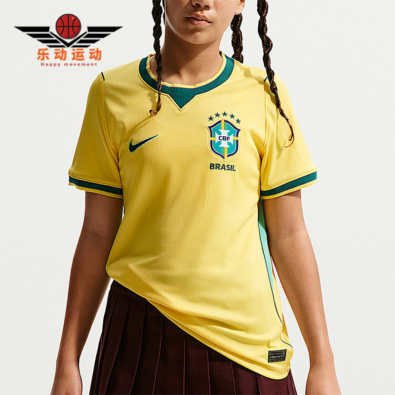 Nike/耐克正品Stadium新款儿童经典黄绿色时尚足球衣IO2231-724