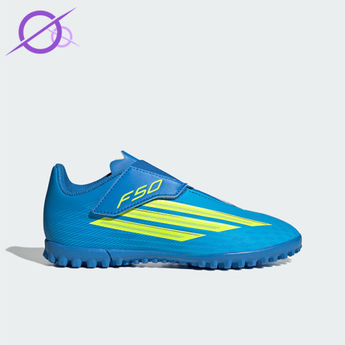 Adidas/阿迪达斯正品F50 CLUB VEL TF儿童魔术贴运动足球鞋JS1486