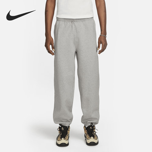 Nike/耐克正品Stüss男女运动加绒简约束脚轻质长裤DO9341-063