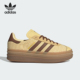 Adidas JS3900 系带低帮板鞋 阿迪达斯正品 三叶草女士休闲厚底时尚