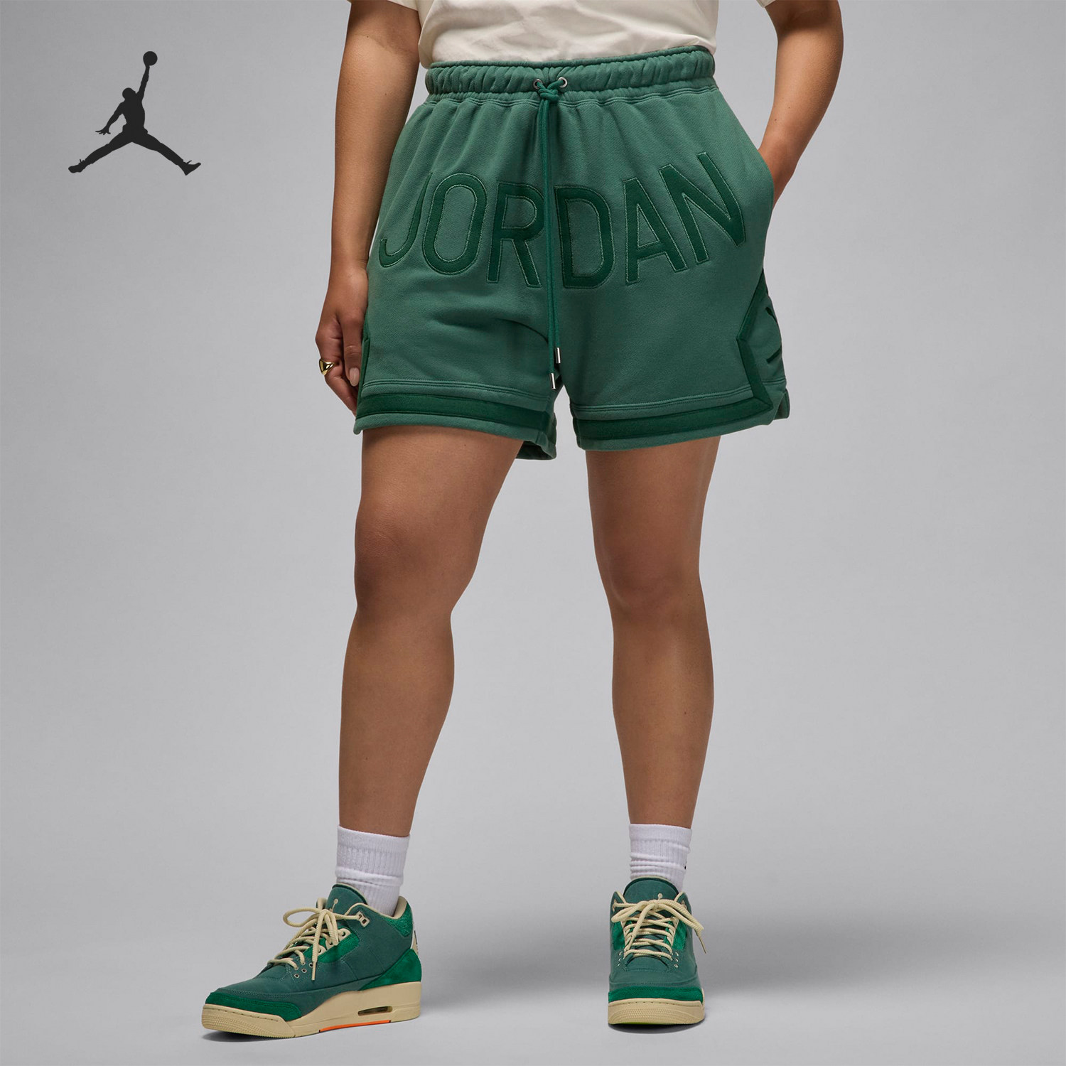 Nike/耐克正品秋季新款男女休闲印花中腰运动短裤HF1651-398