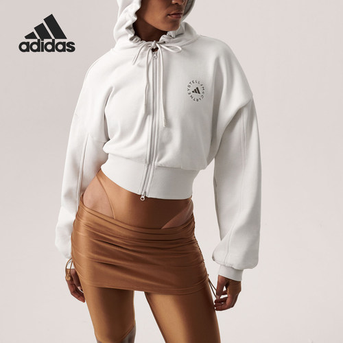 Adidas/阿迪达斯正品新款女士针织短款运动休闲外套IT8268
