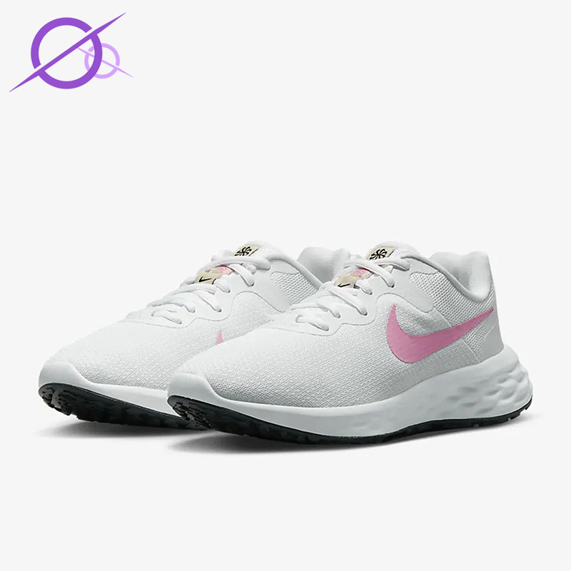 Nike/耐克正品新款男女白粉色公路低帮鞋经典跑步鞋DC3729-103