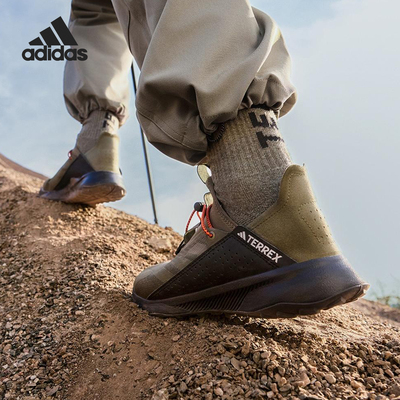 Adidas/阿迪达斯正品新款男士户外登山一脚蹬运动鞋IH6117