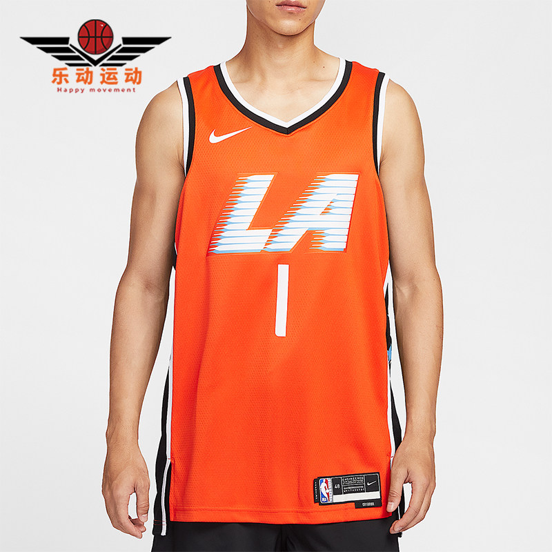 Nike/耐克正品2025男士运动V领套头无袖篮球背心T恤HM5984-820