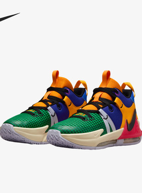 Nike/耐克正品LeBron Witness 7 GS女子大童篮球鞋FQ8170-585