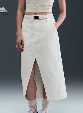 Nike/耐克正品CLLCTN TWILL女士透气斜纹休闲半身裙HQ8023-133