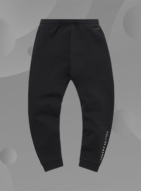 李宁女裤秋新款运动休闲舒适健身训练针织收口长裤AKLQ514