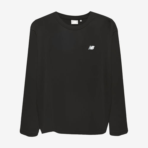 New Balance新百伦正品休闲男士长袖圆领透气运动T恤NDE12031-BK