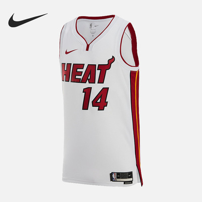 Nike/耐克正品新款迈阿密热火队男子运动球衣DN2083-101