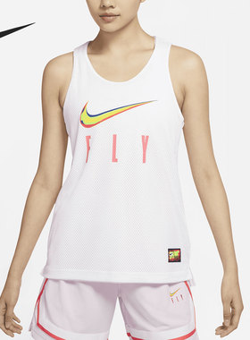 Nike/耐克正品女子运动休闲训练梭织无袖T恤背心 DM7905-106