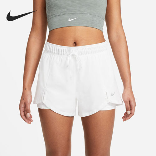 Nike/耐克正品2025女士二合一工装梭织跑步短裤DA0454-100