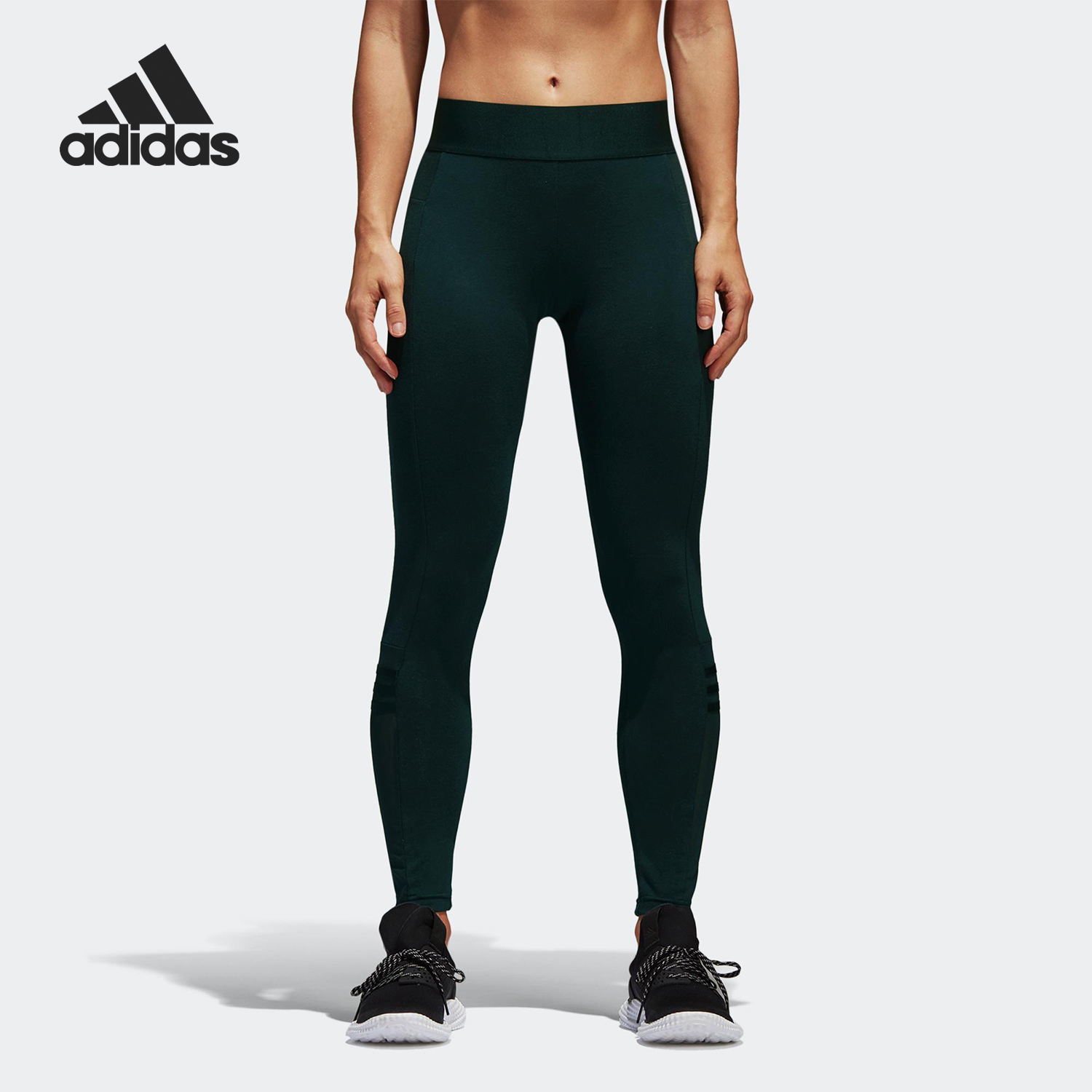 Adidas/阿迪达斯正品春秋女士运动透气紧身复古休闲长裤BQ9459