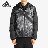 休闲运动加绒连帽夹克外套 男子冬季 CD3526 阿迪达斯正品 Adidas
