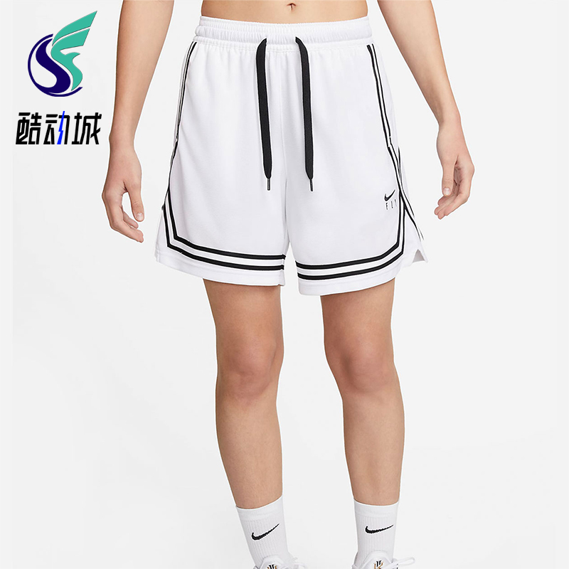 Nike/耐克正品2025女士日常针织透气运动印花耐穿短裤DH7326-100