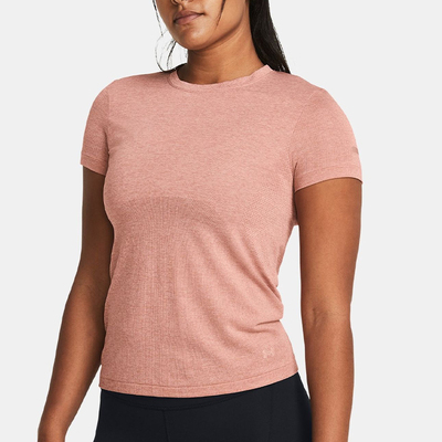 UA/安德玛正品新款女士圆领简约训练健身舒适短袖T恤1375698-696
