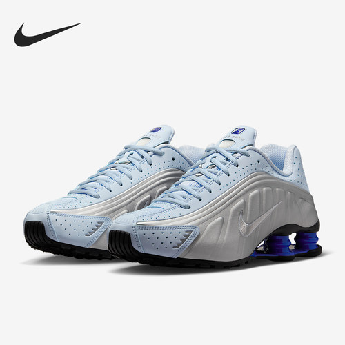 Nike/耐克正品Shox R4女士时尚缓震气柱运动透气跑步鞋AR3565-402