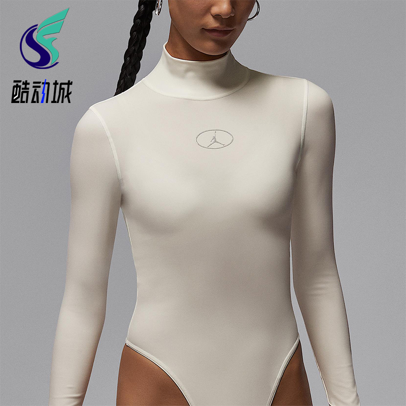 Nike/耐克正品JORDAN女士休闲立领套头耐穿透气套装HV0351-133