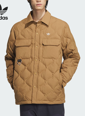 Adidas/阿迪达斯正品三叶草男士宽松保暖运动羽绒服JD3748