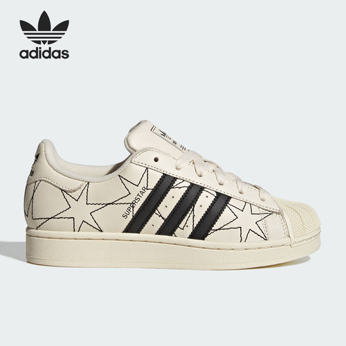 Adidas/阿迪达斯正品三叶草女士运动时尚图案低帮系带板鞋IH4123