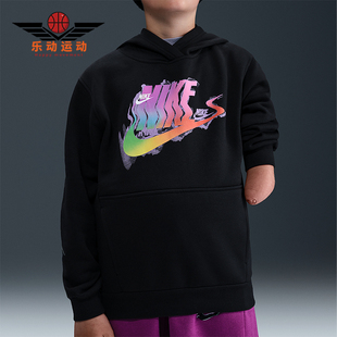 Fleece大童针织加绒针织连帽卫衣IO0750 Club 010 耐克正品 Nike