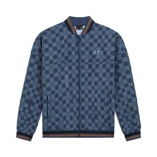 李宁男子满印立领夹克外套