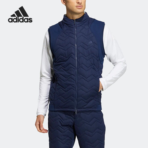 Adidas/阿迪达斯正品当季新款男子休闲保暖运动棉马甲HM7623