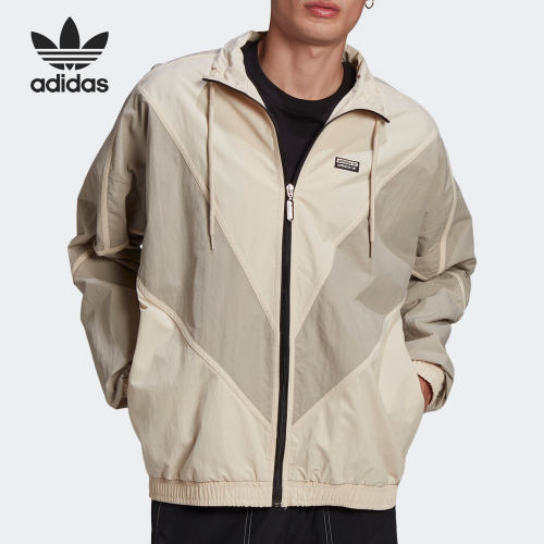 Adidas/阿迪达斯正品三叶草2021新款男子运动休闲夹克外套 GN3341