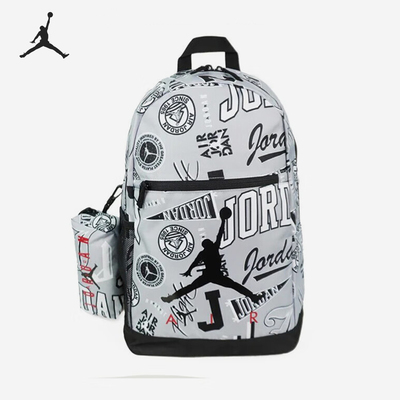 Nike/耐克正品JORDAN儿童拉链时尚图案双肩背包DJ5649-014