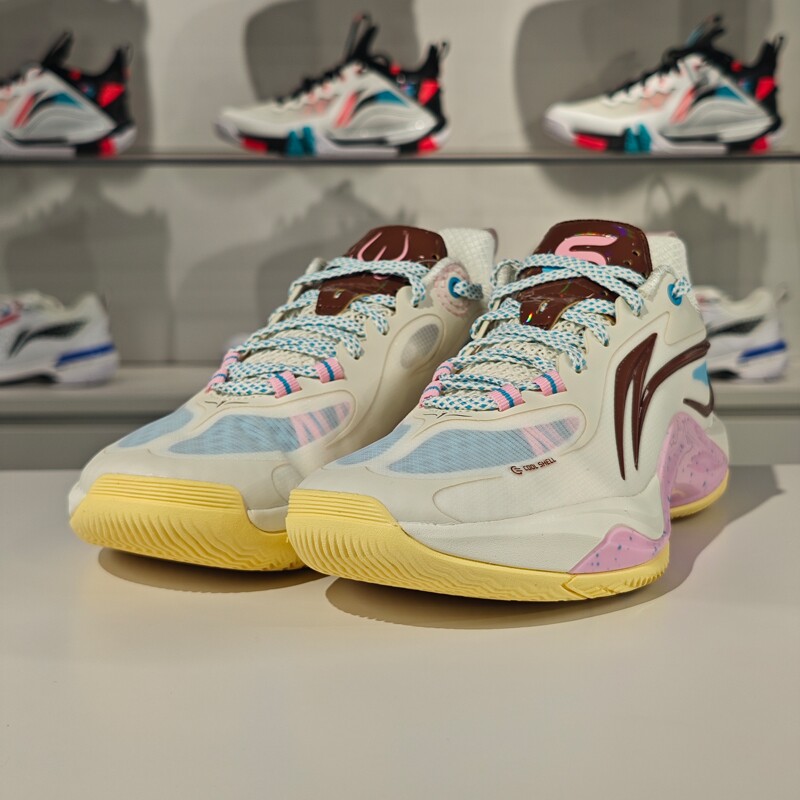 李宁正品闪凌男子缓震透气时尚潮流透气系带篮球场地鞋ABPU007-3