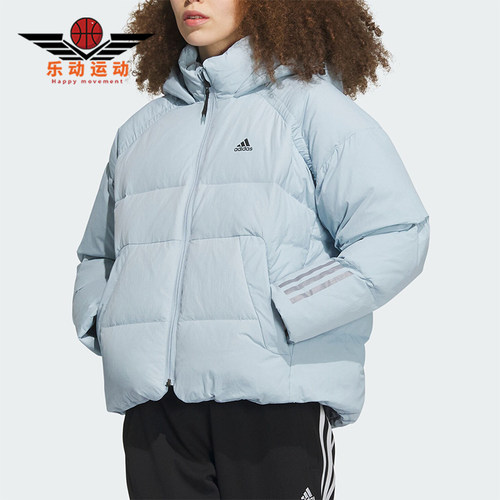阿迪达斯正品女子运动羽绒服