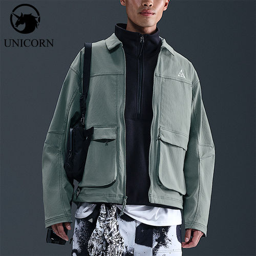 Nike/耐克正品2025秋季款男士拉链户外宽松外套HV0599-364