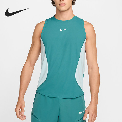 Nike/耐克正品男士圆领套头舒适休闲无袖背心T恤HQ6406-379
