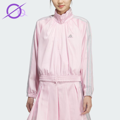 Adidas/阿迪达斯正品女士时尚休闲运动经典三条纹外套KS0038