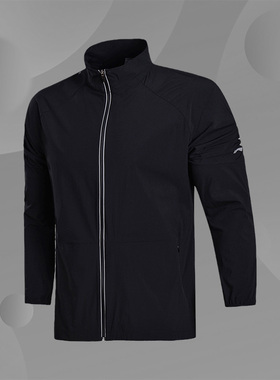 Lining/李宁正品男子跑步系列运动风衣反光夜跑2018春新款AFDN013