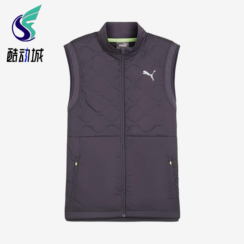 Puma/彪马正品Cloudspun男士无袖保暖立领运动跑步马甲524028-69