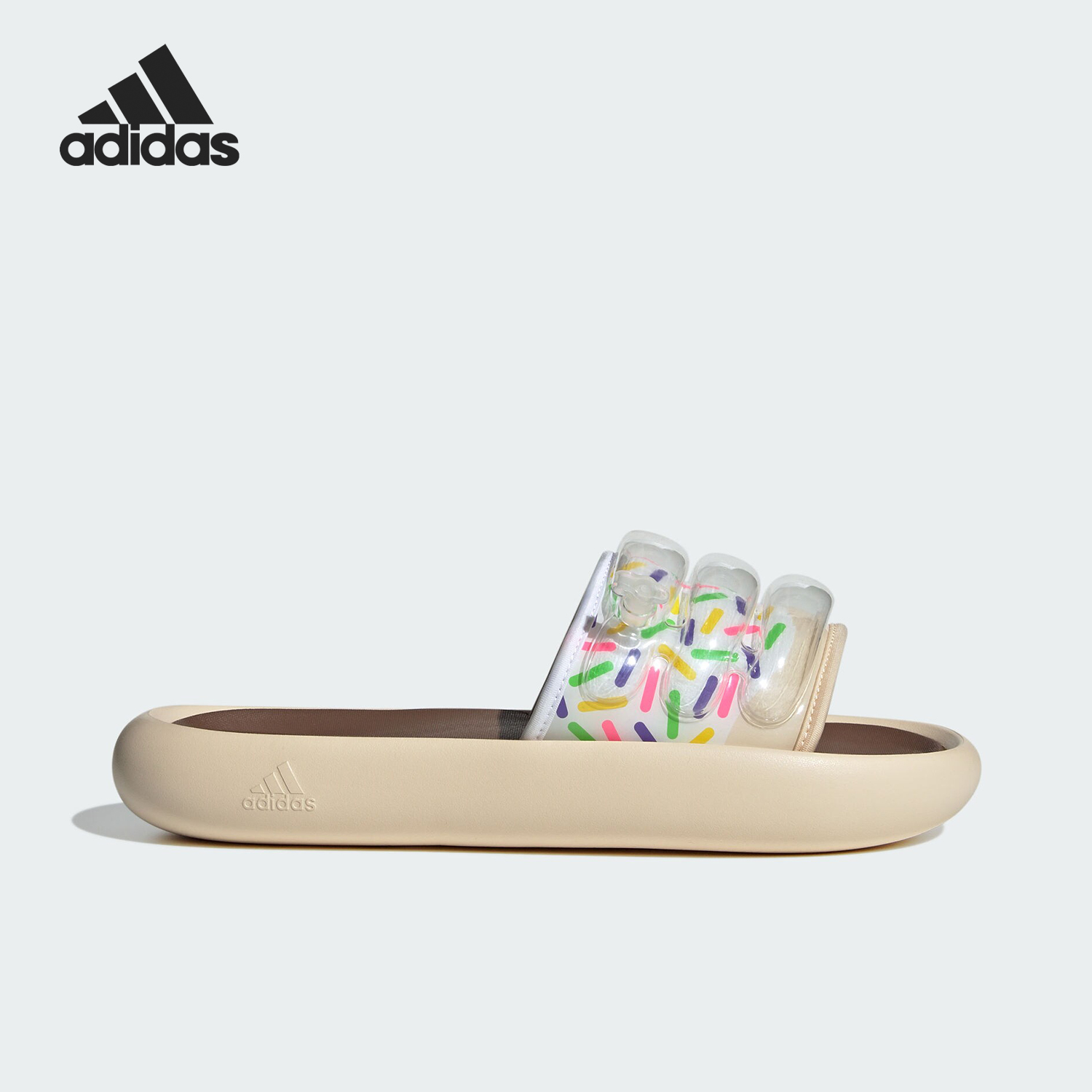 Adidas/阿迪达斯正品夏季男女款时尚厚底休闲运动拖鞋IE5767