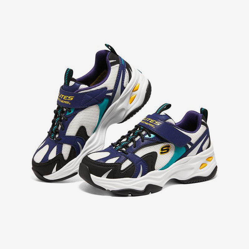 Skechers/斯凯奇正品D'LITES 4.0男童运动休闲魔术贴老爹鞋,童鞋/婴儿鞋/亲子鞋,运动鞋,淘宝优惠券,粉丝福利购,淘宝优惠卷