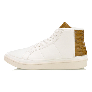 LINING李宁正品冬季男鞋篮球休闲鞋高帮时尚保暖运动鞋AGBM007