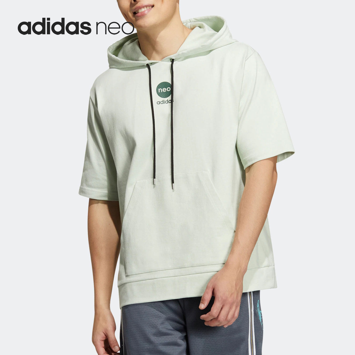 Adidas/阿迪达斯正品 M BB SS HD 男子运动短袖卫衣 HM2044
