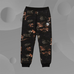 李宁男童裤子休闲卫裤篮球系列男大童运动裤针织收口冬季YKLN161