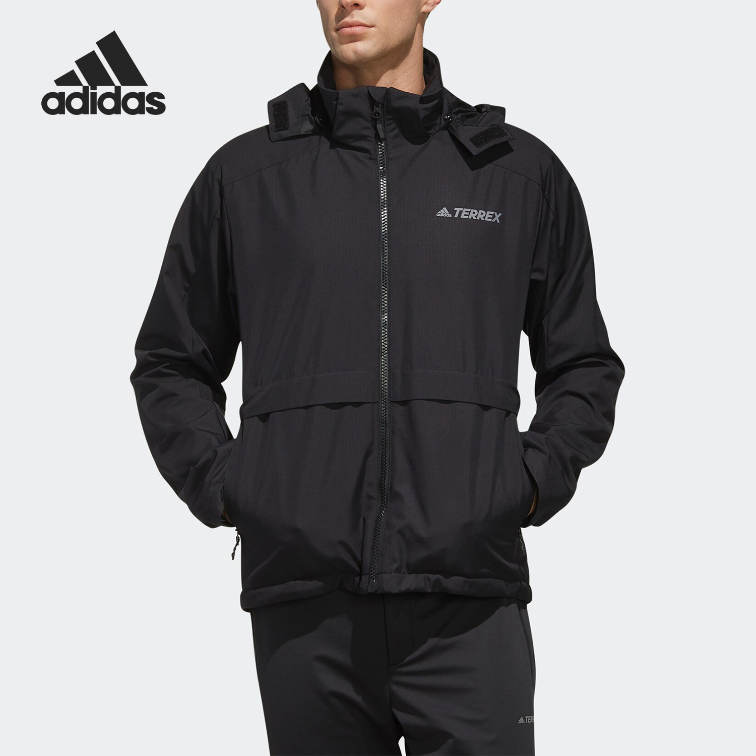 Adidas/阿迪达斯正品男当季新款HARDSHELL户外运动夹克EH4958