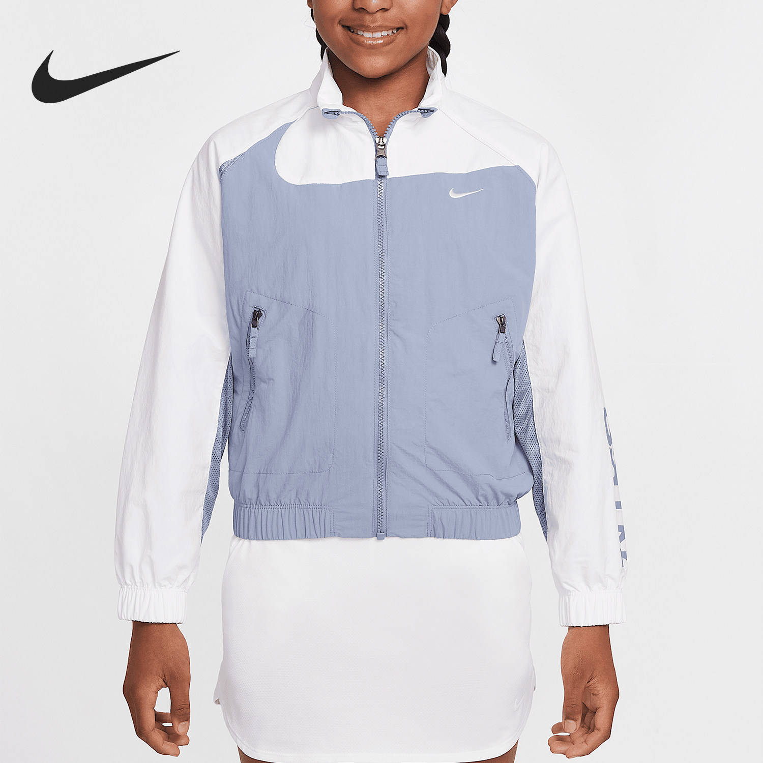 Nike/耐克正品Sportswear大童梭织运动宽松外套IF0602-493,童装/婴儿装/亲子装,普通外套,淘宝优惠券,粉丝福利购,淘宝优惠卷