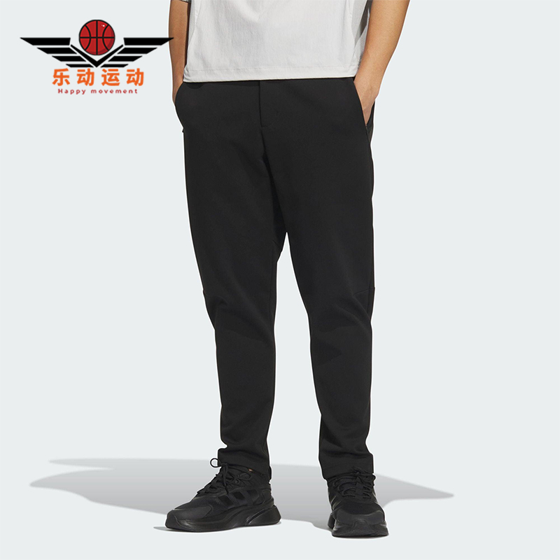Adidas/阿迪达斯正品25年春季新款男士保暖休闲直筒裤JZ4190