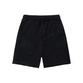 李宁正品 AKSU997 2025新款 男子纯色中腰系带透气直筒运动短裤