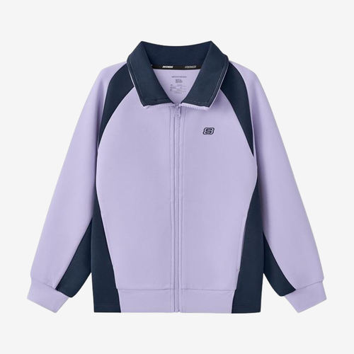 Skechers斯凯奇正品S-COLOR系列儿童时尚百搭夹克L325K014-00EW