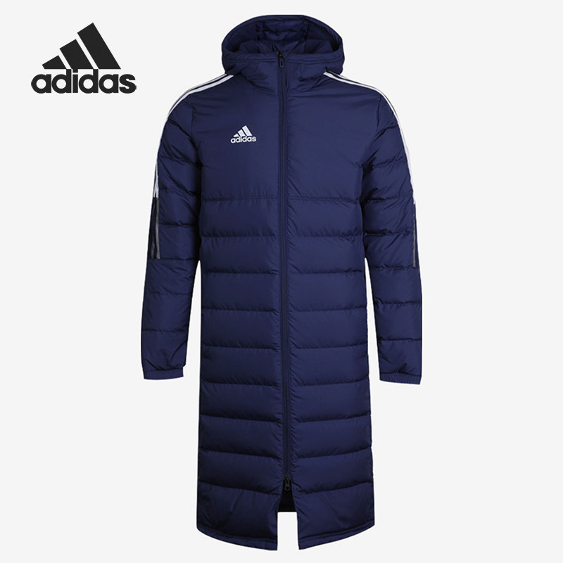 Adidas/阿迪达斯正品冬季男子足球运动长款保暖羽绒服GM5246